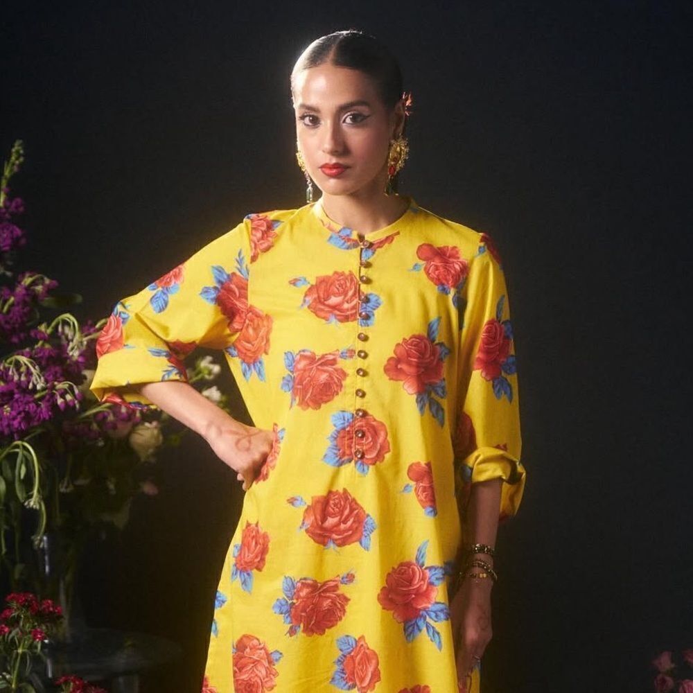 GENERATION PAKISTANI DESIGNER FLORAL DRESS